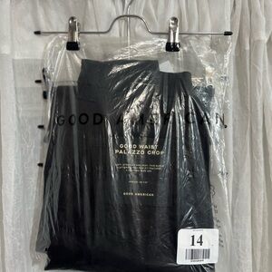 Good American Black Palazzo pants